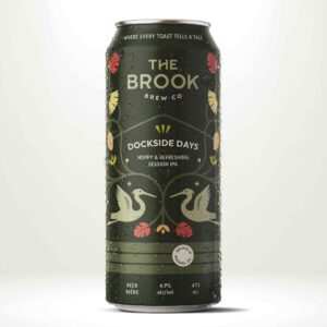An image showing a can of The Brook Brew Co's Dockside Days Session IPA.