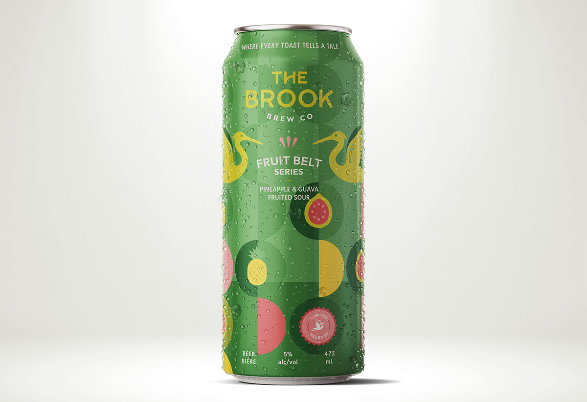 An image showing a can of The Brook Brew Co's Guava Pineapple Sour.