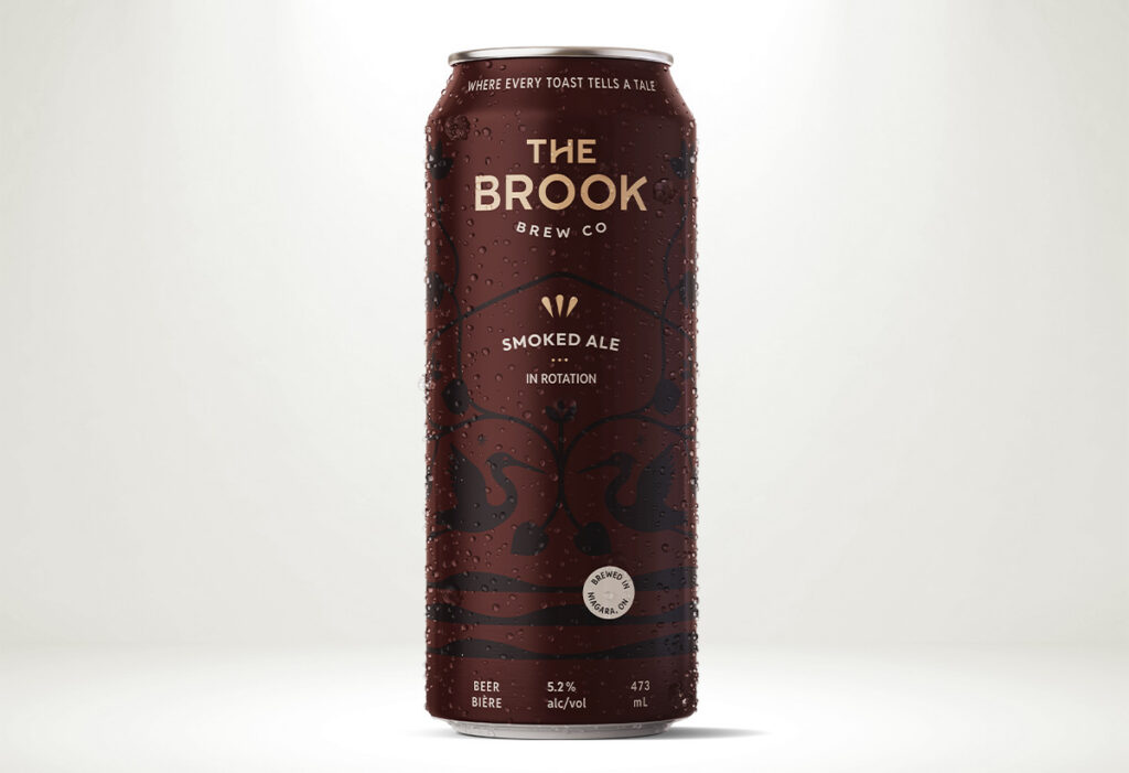 An image showing a can of The Brook Brew Co's Smoked Ale.